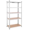 Bobbel Home - Kelderkast - 200 x 100 x 50 cm - Zilverkleurig