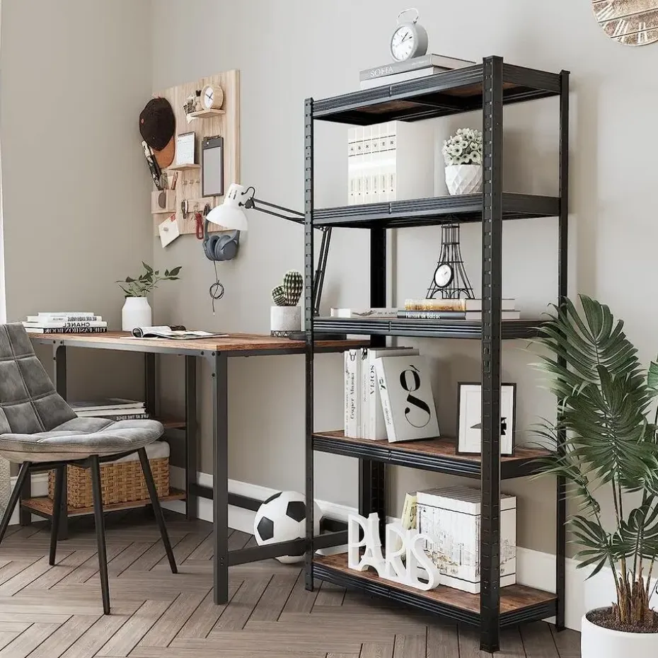 Bobbel Home - Stellingkast - Industriële Opbergrek - Verstelbare planken -