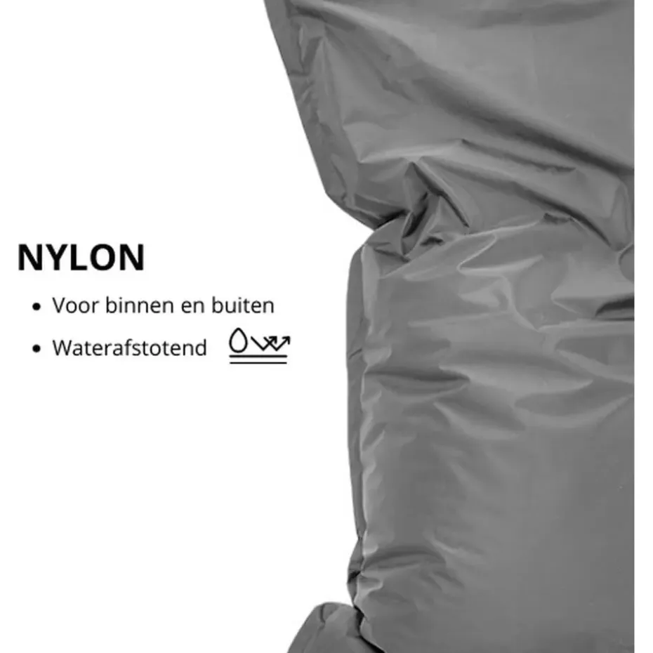 Bobbel Home - Zitzak Bella - Ruime zitzakken - Kussen - Nylon - 100x150 cm -