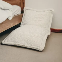 BobbelHome - sfeervolle zitzak/zitkussen - Teddy - Beige
