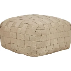 BODLA - Buitenpoef - Beige - 50 x 50 cm - Synthetisch materiaal