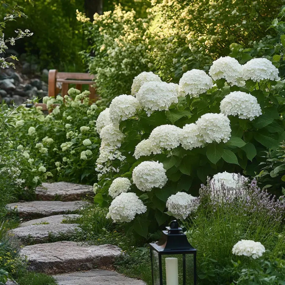 Bolhortensia - Set van 3 - Hydrangea 'Strong Annabelle' - Hoogte 30-40cm - ⌀19cm