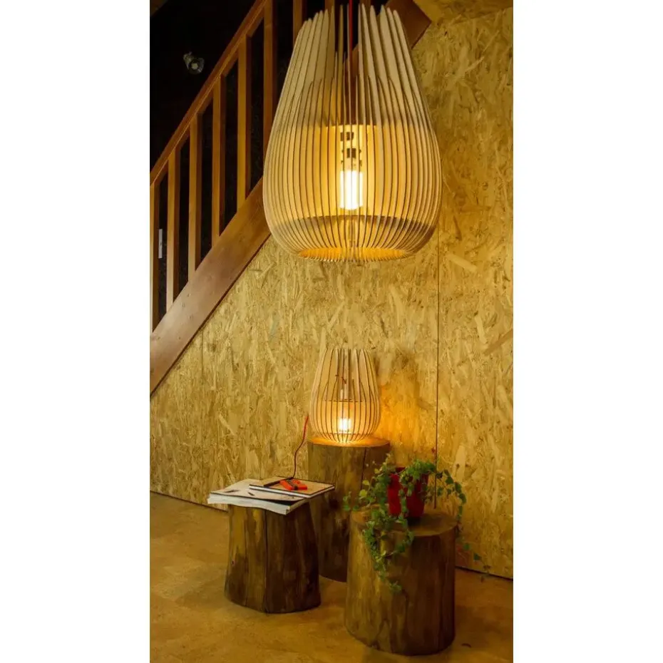 Bomerango Halley S houten lampenkap small - Ø 25 cm