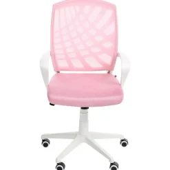 BONNY - Bureaustoel - Roze - Polyester