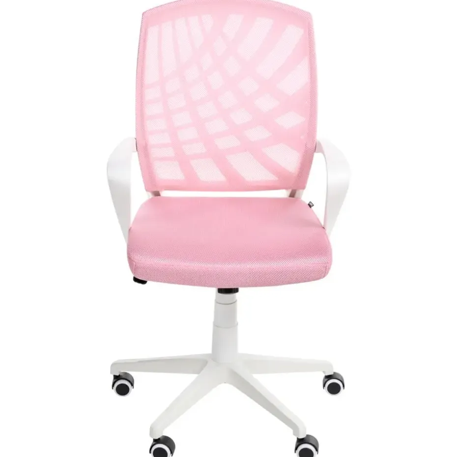 BONNY - Bureaustoel - Roze - Polyester