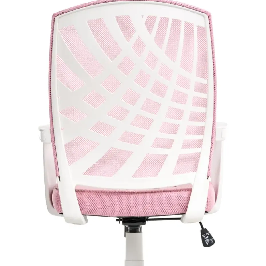 BONNY - Bureaustoel - Roze - Polyester