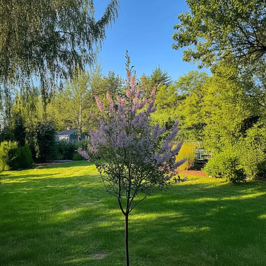 Bonte dwergwilg - Set van 4 - Salix integra 'Flamingo' - Hoogte 60-80cm - ⌀17cm