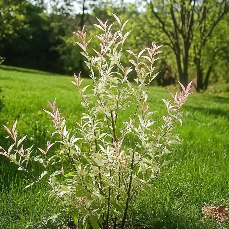 Bonte Wilg - Salix integra ´Flamingo' - Hoogte 60-80cm - Pot 17cm