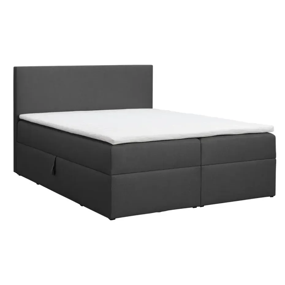 Boxcombinatie met opbergruimte Orebro 6-delig - antraciet - 180x200 cm