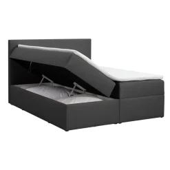 Boxcombinatie met opbergruimte Orebro 6-delig - antraciet - 180x200 cm