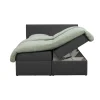Boxcombinatie met opbergruimte Orebro 6-delig - antraciet - 160x200 cm