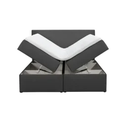 Boxcombinatie met opbergruimte Orebro 6-delig - antraciet - 160x200 cm