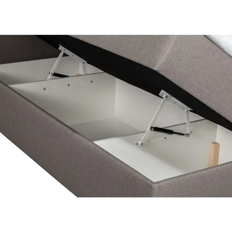 Boxcombinatie met opbergruimte Orebro 6-delig - taupe - 180x200 cm