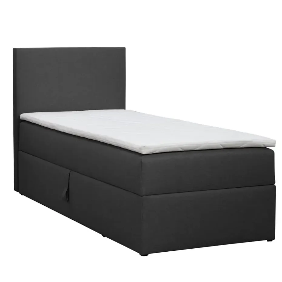 Boxcombinatie met opbergruimte Orebro 4-delig - antraciet - 90x200 cm
