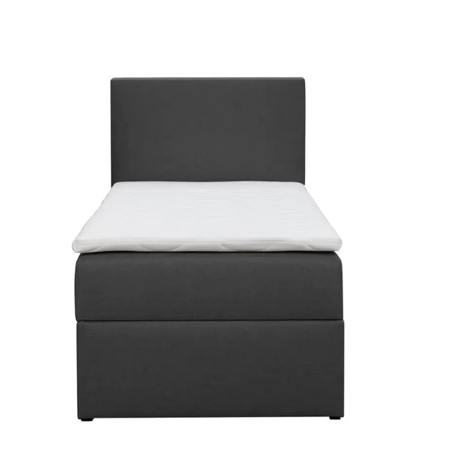 Boxcombinatie met opbergruimte Orebro 4-delig - antraciet - 90x200 cm