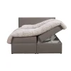 Boxcombinatie met opbergruimte Orebro 6-delig - taupe - 160x200 cm