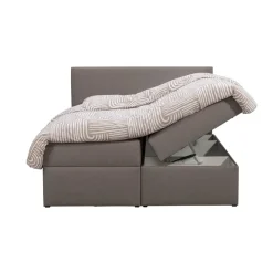Boxcombinatie met opbergruimte Orebro 6-delig - taupe - 140x200 cm