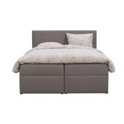 Boxcombinatie met opbergruimte Orebro 6-delig - taupe - 140x200 cm