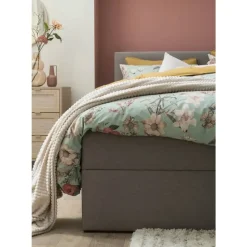 Boxcombinatie met opbergruimte Orebro 6-delig - taupe - 140x200 cm