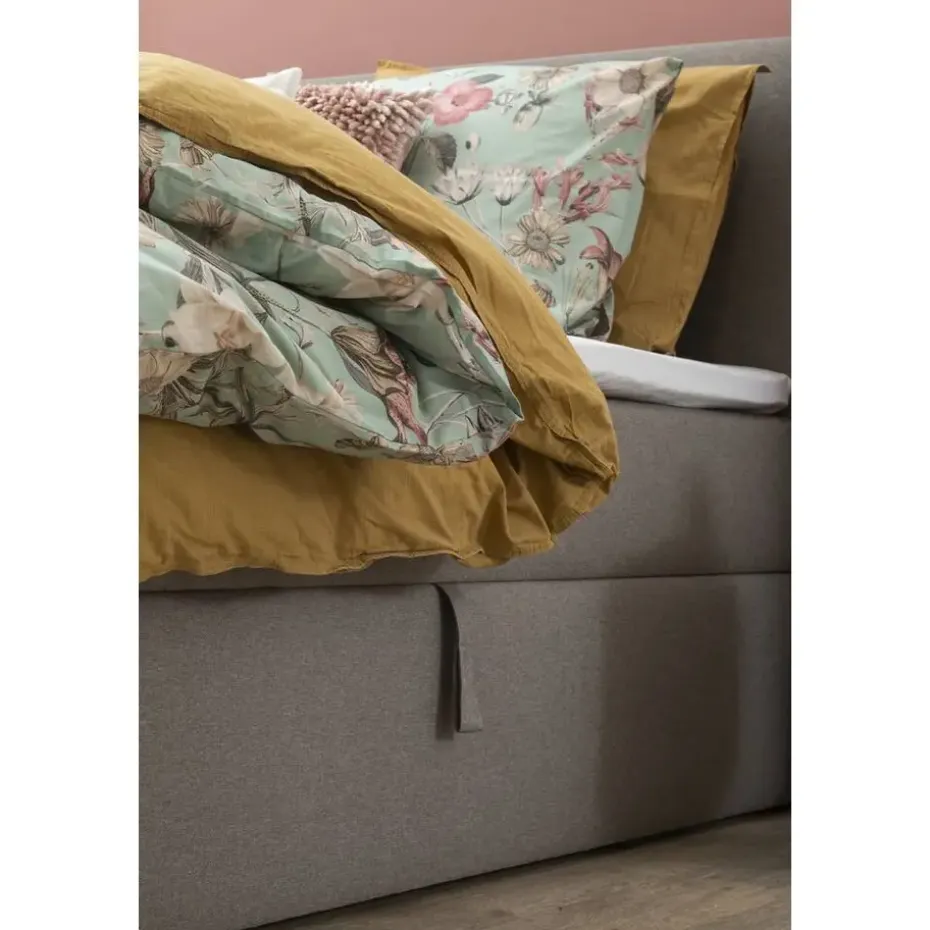 Boxcombinatie met opbergruimte Orebro 6-delig - taupe - 140x200 cm