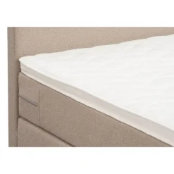 Boxspring Liv egaal - beige - 160x200 cm - slanke poot