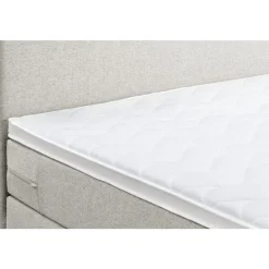 Boxspring Liv egaal - ecru - 120x200 cm - slanke poot