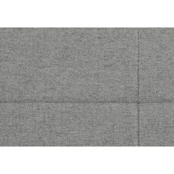 Boxspring Liv geblokt - lichtgrijs - 90x200 cm - vierkante poot