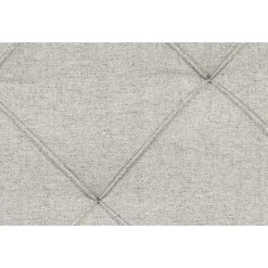 Boxspring Liv geruit - ecru - 120x200 cm - slanke poot