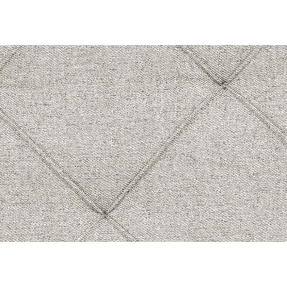 Boxspring Liv geruit - ecru - 120x200 cm - ronde poot