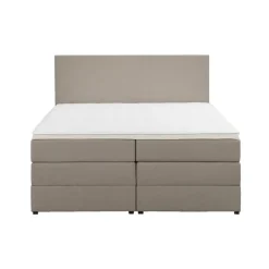 Boxspring met opbergruimte Liv egaal - beige - 140x200 cm