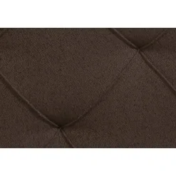 Boxspring met opbergruimte Liv geruit - donkerbruin - 180x200 cm