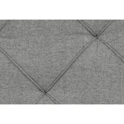 Boxspring met opbergruimte Liv geruit - lichtgrijs - 90x200 cm