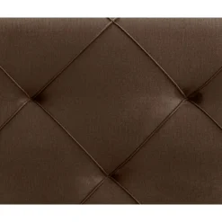 Boxspring met opbergruimte Liv geruit - bruin - 90x200 cm