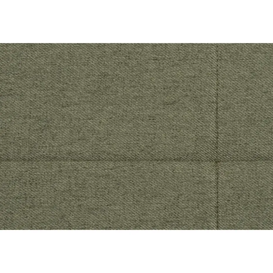 Boxspring met voetbord Liv geblokt - groen - 120x200 cm - ronde poot