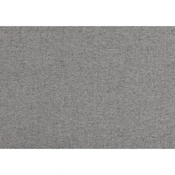 Boxspring met voetbord Liv egaal - lichtgrijs - 180x200 cm - ronde poot