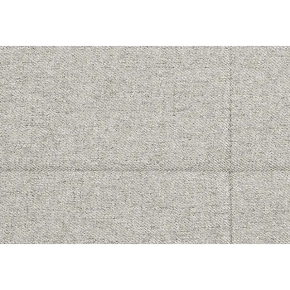 Boxspring met voetbord Liv geblokt - ecru - 160x200 cm - slanke poot