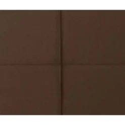 Boxspring met voetbord Liv geblokt - bruin - 180x200 cm - slanke poot