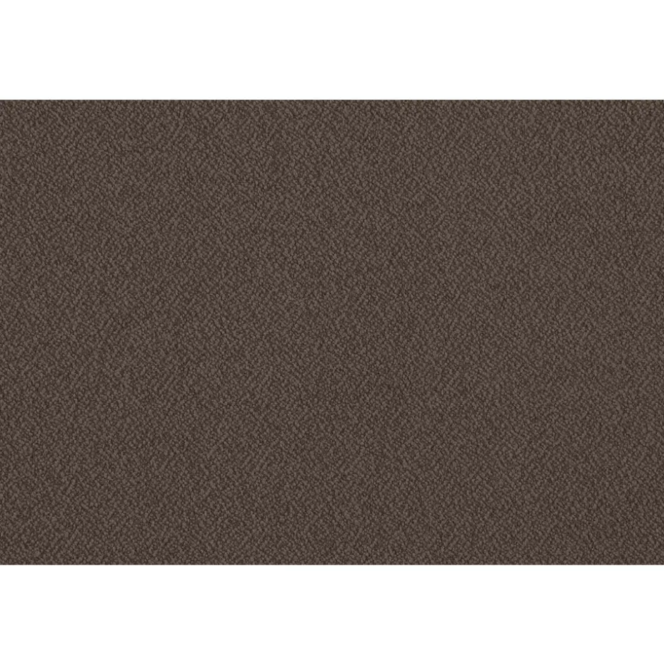 Boxspring met voetbord Liv egaal - donkerbruin - 120x200 cm - slanke poot