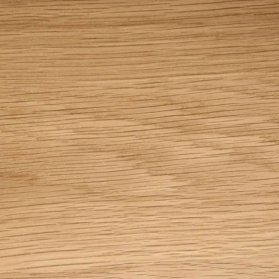 BOYLE - Eettafel - Lichtbruin - ø 110 cm - Eikenfineer