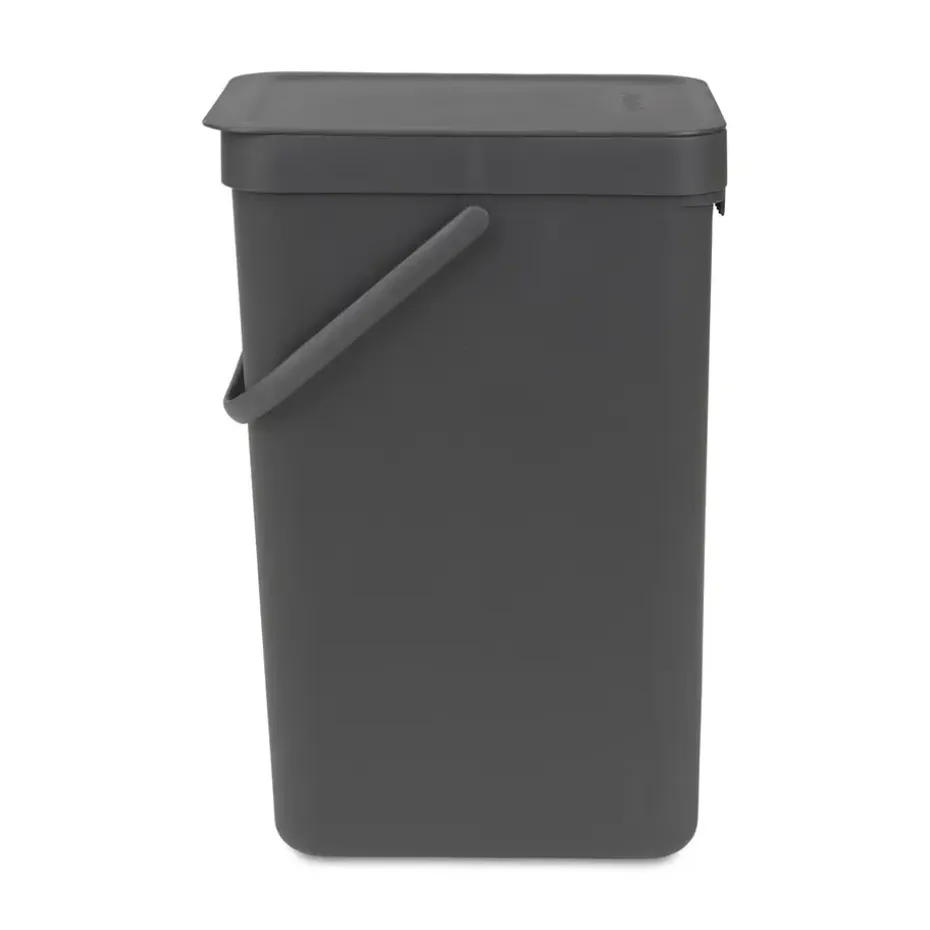 Brabantia Sort & Go Afvalemmer - 16L - Grijs