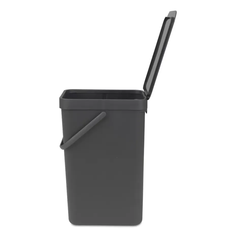 Brabantia Sort & Go Afvalemmer - 16L - Grijs