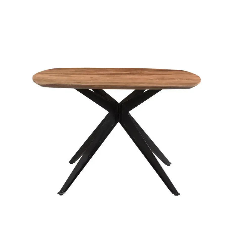 Brix - Eetkamertafel Brix Bjorn - Eettafel- 120cm - Mangohout - Bruin