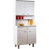 Buffetkast Easy 4 deuren & 1 lade - wit