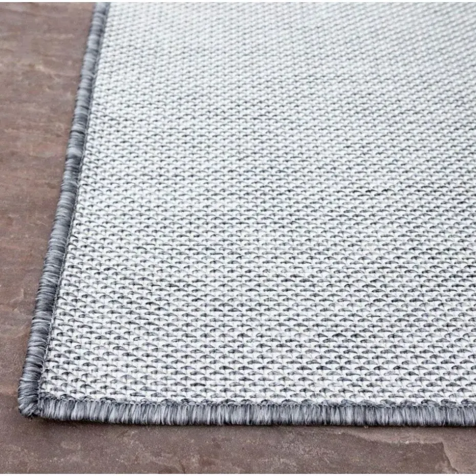 Buitenkleed Mono - Grijs/Wit - Dubbelzijdig - EVA Interior - 230 x 160 cm