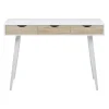 Bureau Montijo - wit/bruin - 77,1x110x50 cm