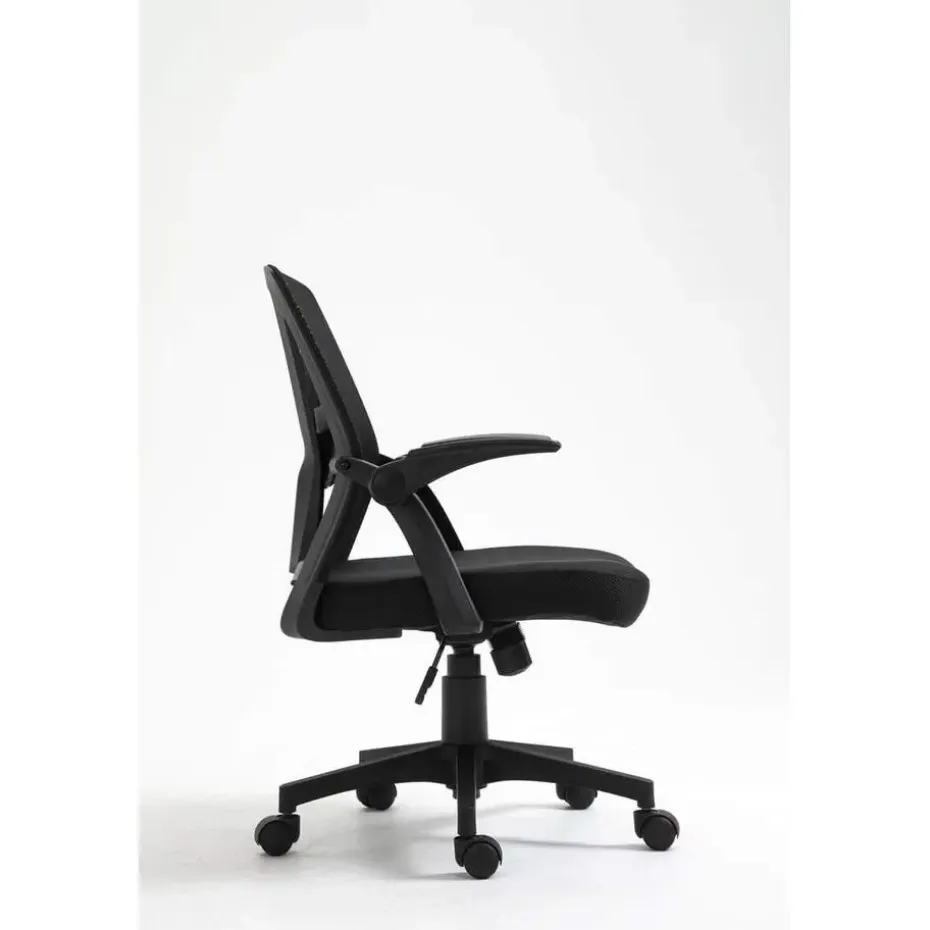 Bureaustoel Barcelona - Hoogte Verstelbaar - Ergonomisch - Zwart
