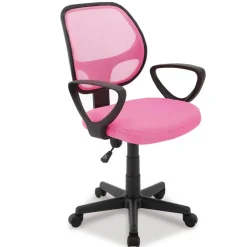 Bureaustoel Buritos - Solide, Verstelbaar en Ergonomisch - Roze