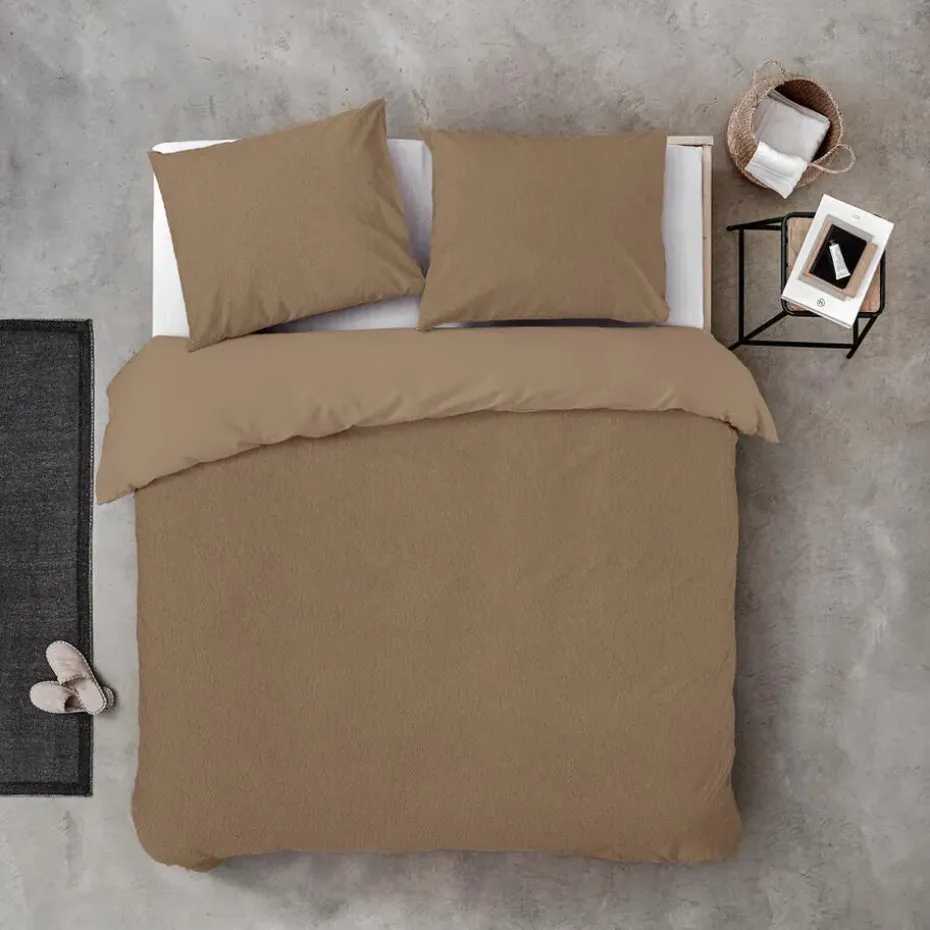 Byrklund - Dekbedovertrek Soft & Fluffy - 240x220 cm - Taupe