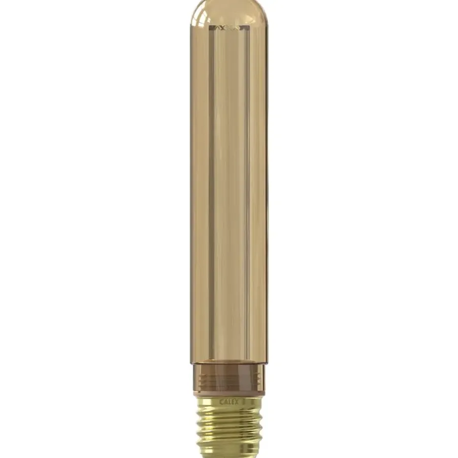 Calex LED buislamp - T30x185 - goudkleur - E27 - 2.3W - 65LM - dimbaar