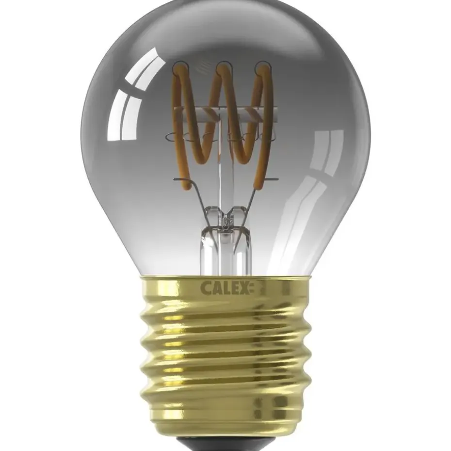 Calex LED kogellamp - titaniumkleur - E27 - 4W - 136LM - dimbaar
